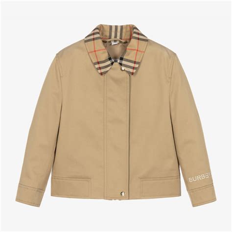 burberry gabardine coat for girls|Girls’ Coats & Jackets .